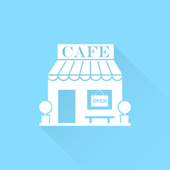 Cafe vector icon.