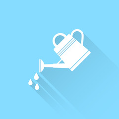 Watering can vector icon.