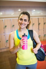 Smiling woman ready for a workout