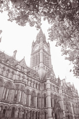 Town Hall in Albert Square; Manchester