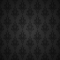 Floral Damask Seamless Pattern
