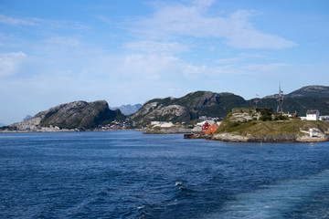 Fototapeta premium Bremnes Fortress, Bodo, Norway