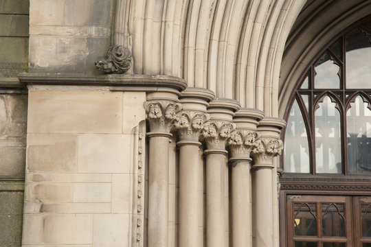 Detail on Town Hall, Manchester