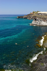 Fototapeta premium Charco Verde beach. Los Llanos de Aridane. Isle of La Palma (Canaries)