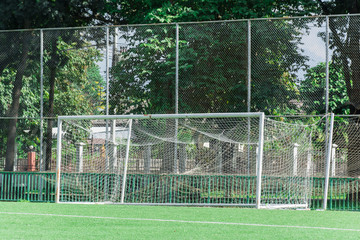 Fototapeta premium Vacant Football Goal