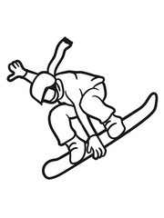 snowboarder stunt jump cool