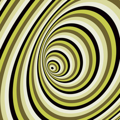 Abstract swirl background. Pattern with optical illusion. Vector