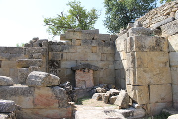 
Ruins of ancient ancient city of Labranda in Turkey