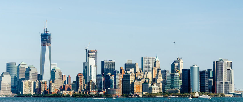 New York  City, Manhattan Skyline, New York City, USA