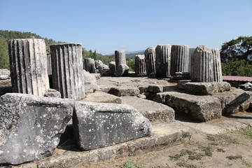 
Ruins of ancient ancient city of Labranda in Turkey