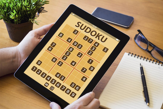 desktop tablet sudoku