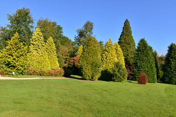 Fototapeta na wymiar An English country estate in Autumn