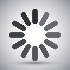 Loading icon, vector