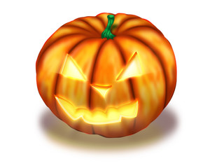 Scary Halloween Pumpkin