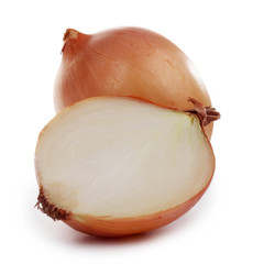 Onions isolated on white