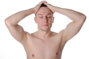 Fototapeta premium men's cosmetics 