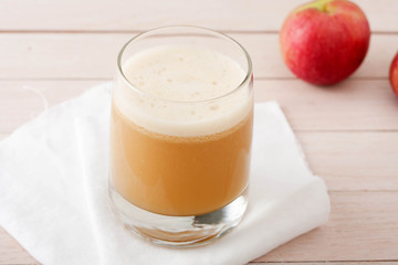 homemade fresh squeezed apple juice