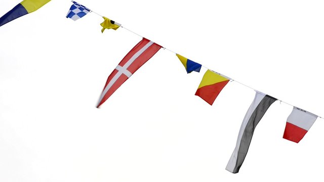 Fahnen im Wind