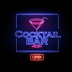 Neon sign Cocktail bar