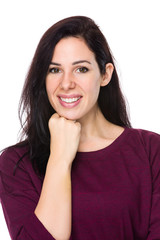 Fototapeta premium Brunette woman