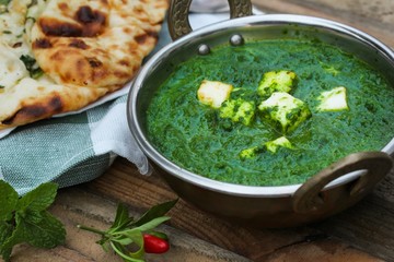 Palak Paneer / Spinach cottage cheese curry