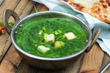 Palak Paneer / Spinach cottage cheese curry