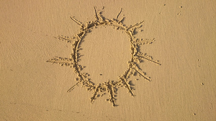 écriture sur le sable 14102015