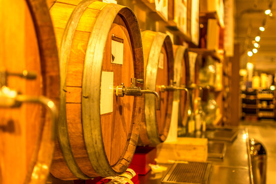 Italian wine barrel