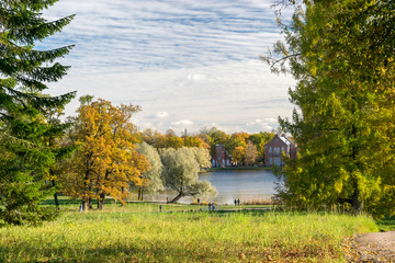 The Catherine Park of the Museum-reserve Tsarskoye Selo in Russia