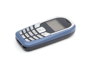 Phone on the white background