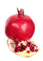 Pomegranate fruit and seeds