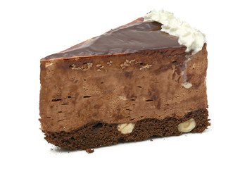 Cake studio shooting on white with pen clipping path included