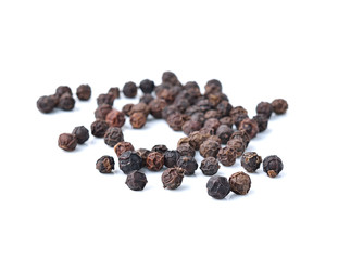  black pepper isolated on white background