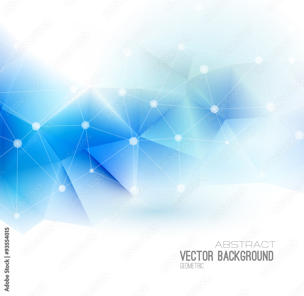 Poster abstract geometric background design