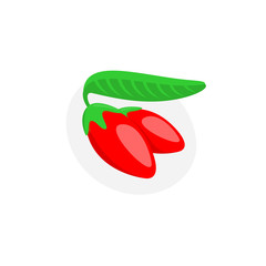 Goji berry vector illustration