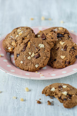 Macadamia-Schokoladen-Cookies