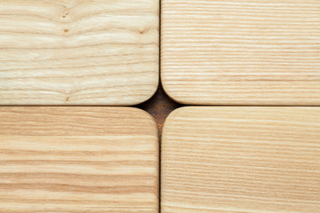 Wooden texture. Beech tree planks. Nature wallpaper. Close-up photo of beech tree planks