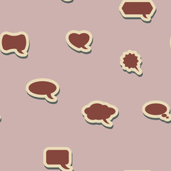 Seamless background with clouds for your design