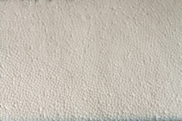 texture of foam close-up