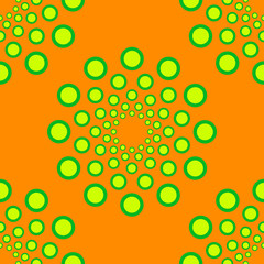 seamless dotted circles pattern. Vector repeating texture