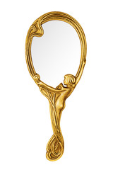 Vintage hand mirror