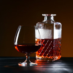 Snifter with brandy