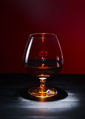 Snifter with brandy