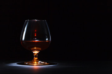 Snifter with brandy