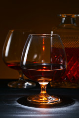 Snifter with brandy