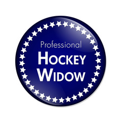 Professional Hockey Widow Button