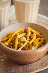 Bombay mix and Chai Tea