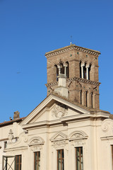 Fototapeta na wymiar Rome,Italy,Isola Tiberina,church.