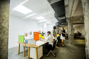 Multiethnic people in the office