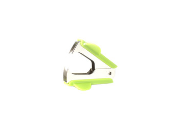 Staple remover on white background